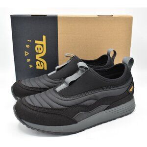 Teva Black and Gray Women's Slip-On Sneakers